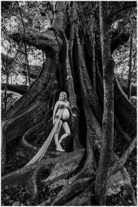 A-massive-fig-tree-embracing-a-beautiful-pregnant-woman-and -her-baby-bump-during-her-maternity-photography-session