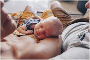 newborn-smiles-at-mum-whilst-being-cuddled-gold-coast-newborn-photography