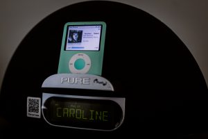 An-ipod-playing-Sweet-Caroline-by-Neil-Diamond-a-song-that-instantly-makes-people-think-of-my-mum